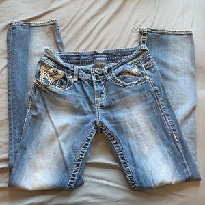 Women’s Vogoss Jeans Size 7/8 Length 33 Slim Boot